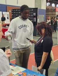 Junior Mensah Bonsu from Cornell
